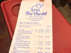 账单-Thai Market Restaurant( 04 Tran Quoc Toan)