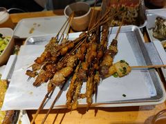 烤羔羊肉串-木屋烧烤(岗顶二店)