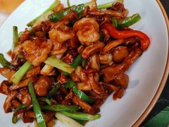 XO酱爆白玉菇虾仁-大树餐厅(红旗街万达店)