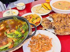 -北京龙庆四季香农家饭庄·灶台鱼·碳烤虹鳟鱼(龙庆峡店)