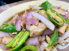 黑椒炒竹肠-贞姨美食·老字号海鲜大排档