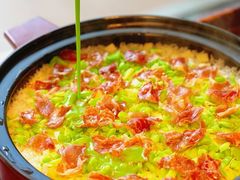 金华火腿土豆笋衣春蚕饭-杭州君悦酒店·湖滨28中餐厅