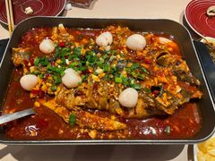 荔枝香辣清江鱼-鱼酷活鱼烤鱼(恒隆广场店)