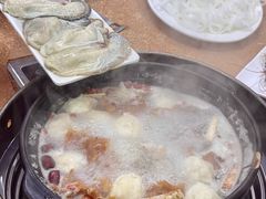 花旗参锅底-濠轩阁特色生蚝火锅(水湾路店)