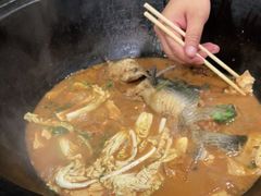 -北京龙庆四季香农家饭庄·灶台鱼·碳烤虹鳟鱼(龙庆峡店)