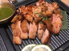 曼谷夜市烤鸡腿-mango tree芒果树泰国餐厅(青岛万象城店)