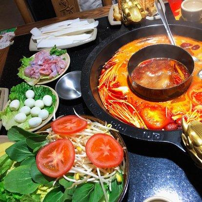 傻儿火锅(威远店)-"味道真的不错,朋友都喜欢吃.今天还是比较.