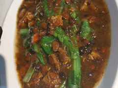 豆豉鲮鱼油麦菜-台北楚楚园馅饼粥(虹桥南丰城店)