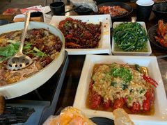 香辣田鸡锅-海岛八号龙虾烧烤田鸡(蓝天路总店)