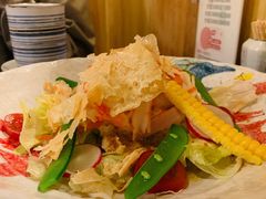 有机甜玉米色拉-万福炭火烤肉日本料理(新街口店)