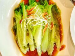 虾干罗马生菜-月福京味斋·烤鸭店·北京菜(鼓楼总店)