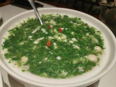 荠菜虾仁汤-卯时·龙光雅宴·精致锡帮菜(惠山古镇店)