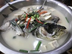 青山湖鱼头煲-青山湖野鱼馆