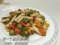 黑椒蒜片爆雪花牛肉粒-東海海鲜酒家(中信广场店)
