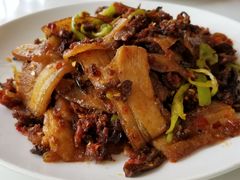 茄子醡回锅肉-怡得观滇餐厅·地道昆明菜·1996(海埂大坝店)