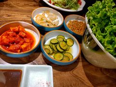 -明洞阿姨·韩式酱蟹烤肉·创意料理(三元桥店)