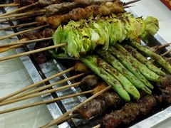 烤羊肉串-天津乾毓德饭庄·清真传统炒菜·海鲜烧烤(咸阳路店)