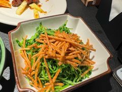 徐州金丝馓子炒豆苗-锦荟JINHUI·浙江小馆(上海荟聚店)
