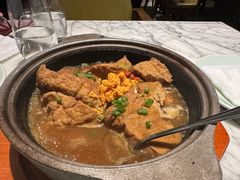 海胆虾怪酱炖老豆腐-青雅中餐厅(大连金石滩绿发希尔顿度假酒店)
