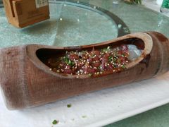 竹筒香滑鱼茸萝卜糕-渔旺喜宴(银座店)