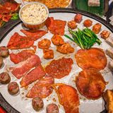 和男朋友点了超级多的肉肉啊！