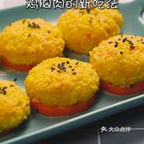 低脂菜谱-小米鸡胸肉饼