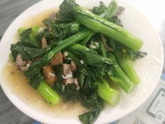 鸡杂炒菜心-同记鸡粥粉面店