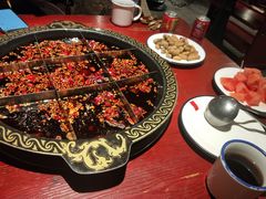 牛油全红汤锅-黄家码头老火锅(解放碑旗舰店)