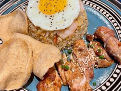 沙爹鸡排炒饭-1886德国汽车餐厅(外滩十六铺码头店)