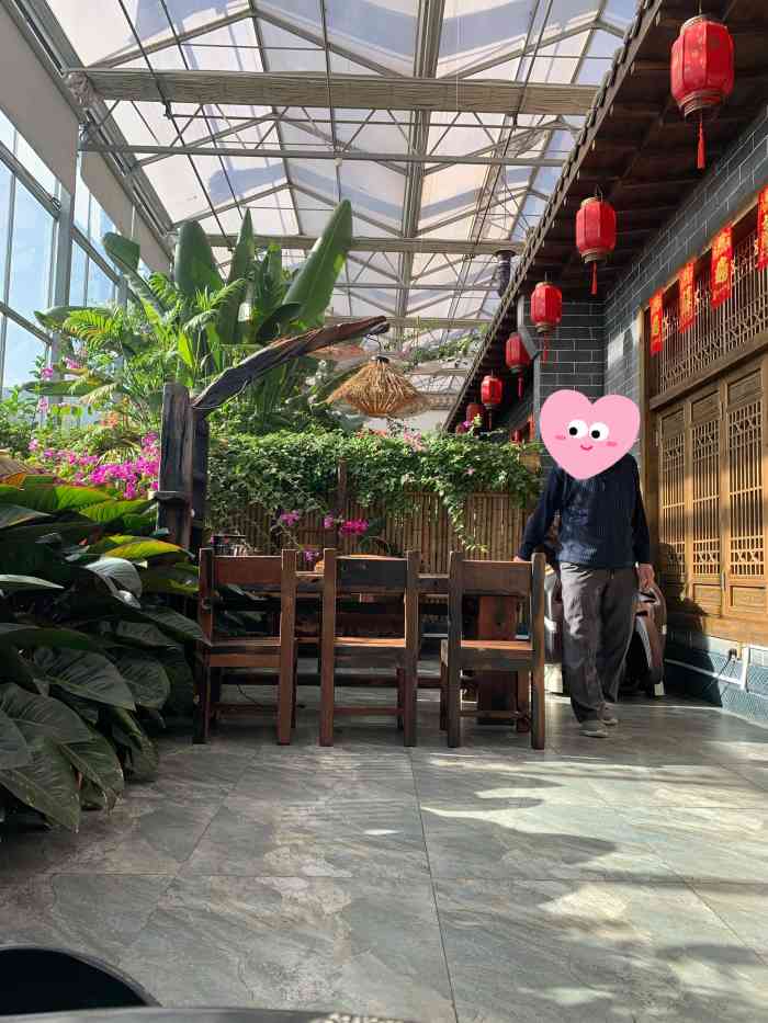 芦台春生态园绿色植物园呼吸着负氧离子小桥流水亭台楼阁里面景观都是