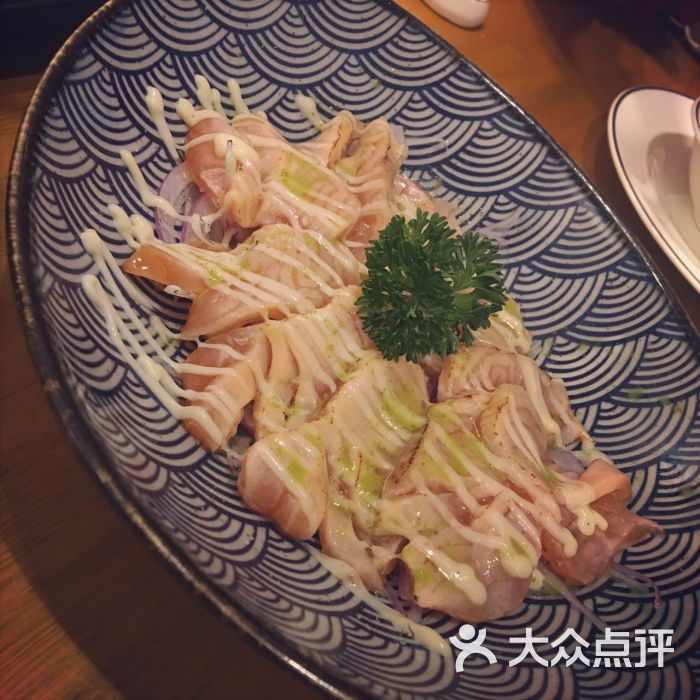 盈枫阁私房菜-芥末三文鱼图片-佛山美食-大众点评网