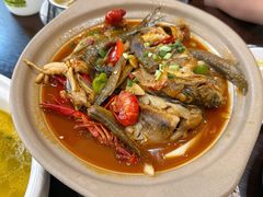 -阿峰饭店·本地土菜馆·农家土鸡煲·一品神仙鸡(报福店)