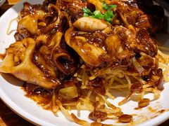 酱爆笔管鱼-虾宝贝胶东海鲜·渔家菜(小西天店)