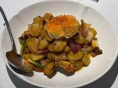 湖蟹炒年糕-西湖春天•老字号杭州菜(百汇店)