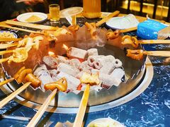 香烤猪皮-醉月城西昌火盆烧烤(天府店)