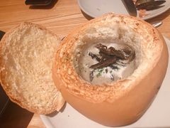 黑松露羊肚菌菇面包汤-新元素餐厅(瑞虹天地月亮湾店)
