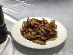 辣炒蛏子-宝轩渔府·老字号海鲜·正宗津菜(水上店)