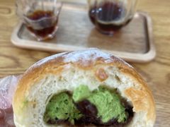 奶油红豆抹茶奶油-floury