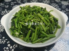 蒜泥空心菜-国生茶庄·地道农家菜团建活动