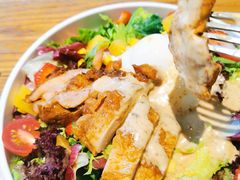 香煎鸡肉暖沙拉-花舍·新派粤菜·西餐·下午茶(亚运村·鸟巢店)