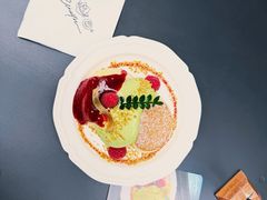 抹茶树莓松饼-楸楸QiuQiu