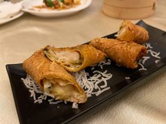 荠菜笋丝黄鱼春卷-上海金桥红枫万豪酒店-万豪中餐厅