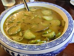 野葱花烩丝瓜-保定会馆(秀兰店)