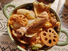 -满格嗦新疆椒麻鸡火锅.炒米粉(川大江安校区店)