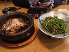 -海派美食·家宴海鲜青岛菜·石锅鲽鱼头(东方城店)