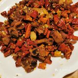 香，晶莹剔透的半脂肪半油炸