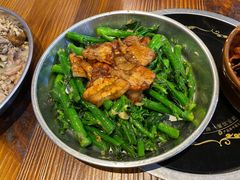 叉烧炒芥兰-农汤老店(顺联公园里店)
