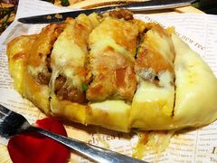 雪山芝士焗茄子-雀舞云南菜(乐客城店)
