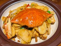 梭子蟹炒年糕-甬上名灶(天一阁·翠柏店)