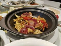 腊肉有机花菜-老洋房花园饭店(绍兴路店)